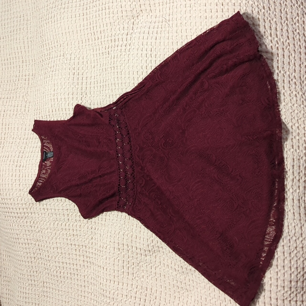 Maroon Lace Cocktail Dress Rue21